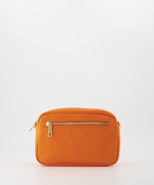 Irene - Classic Grain - Crossbody bags - Orange - T1356 - Gold