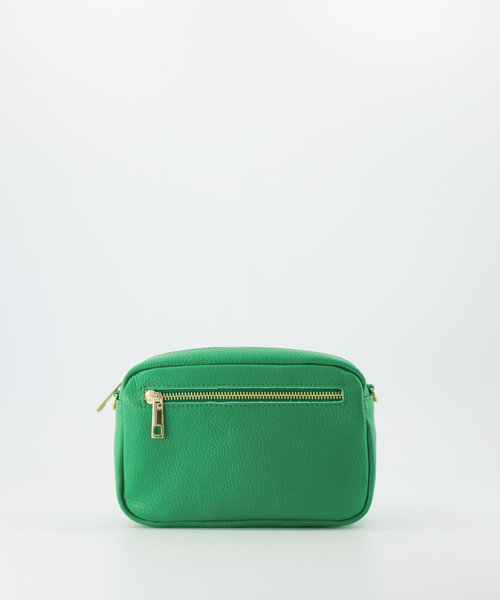 Irene - Classic Grain - Crossbodytassen - Groen - Kelly Green T6138 - Goudkleurig