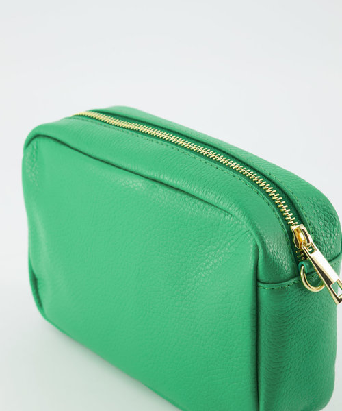 Irene - Classic Grain - Crossbodytassen - Groen - Kelly Green T6138 - Goudkleurig