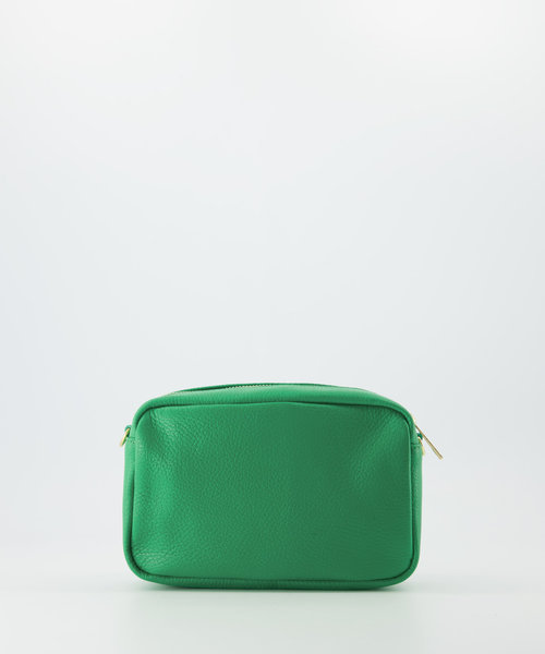 Irene - Classic Grain - Crossbodytassen - Groen - Kelly Green T6138 - Goudkleurig