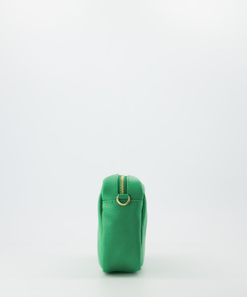 Irene - Classic Grain - Crossbodytassen - Groen - Kelly Green T6138 - Goudkleurig