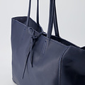 Nola - Classic Grain - Shoulder bags - Blue - Navy T0142 - Silver