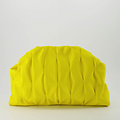 Magalie - Lamb leather - Shoulder bags - Yellow -  - Gold