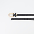 Ava - Croco - Belts with buckles - Black - C28 - Gold