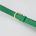 Suus - Classic Grain - Belts with buckles - Green - Kelly Groen D100 - Goudkleurig