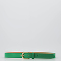 Suus - Classic Grain - Belts with buckles - Green - Kelly Groen D100 - Goudkleurig