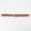 Suus - Classic Grain - Belts with buckles - Cognac - T01 - Zilverkleurig