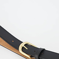 Suus - Classic Grain - Belts with buckles - Black - D28 - Goudkleurig