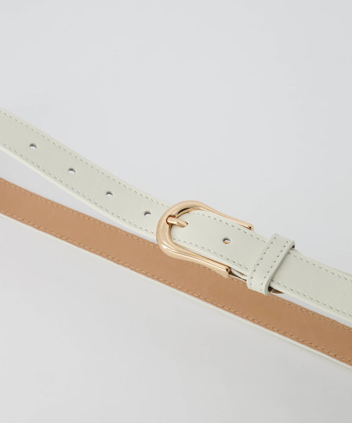 Ava - Classic Grain - Belts with buckles -  -  - Gold