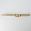 Ava - Classic Grain - Riemen met gesp - Taupe -  - Goudkleurig