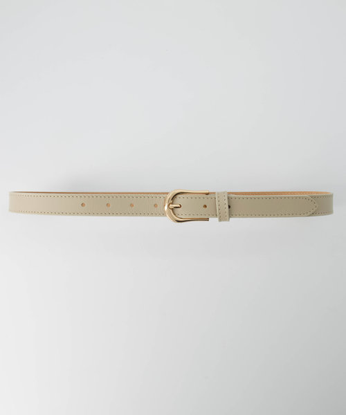 Ava - Classic Grain - Riemen met gesp - Taupe -  - Goudkleurig