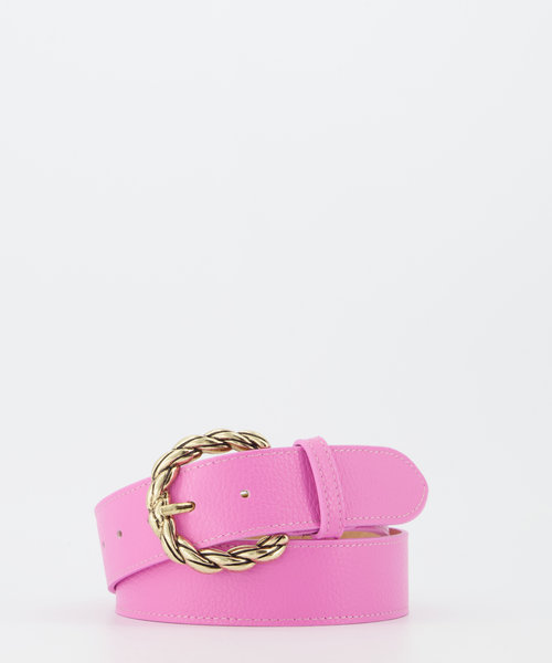 Lorelei - Classic Grain - Belts with buckles - Pink - D103 - Gold