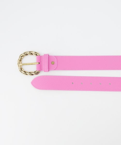 Lorelei - Classic Grain - Belts with buckles - Pink - D103 - Gold