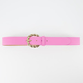 Lorelei - Classic Grain - Belts with buckles - Pink - D103 - Gold