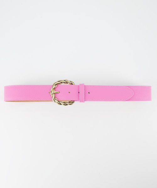 Lorelei - Classic Grain - Belts with buckles - Pink - D103 - Gold