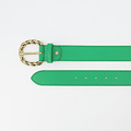 Lorelei - Classic Grain - Belts with buckles - Green - Kelly Green D102 - Gold