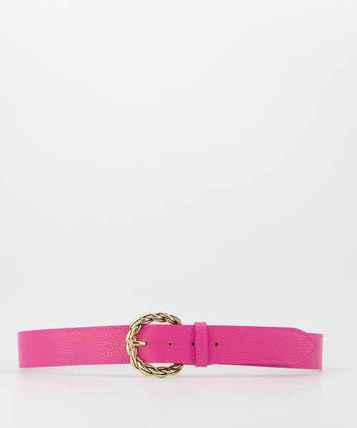 Lorelei - Classic Grain - Belts with buckles - Pink - Magenta D104 - Gold