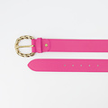 Lorelei - Classic Grain - Belts with buckles - Pink - Magenta D104 - Gold