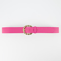 Lorelei - Classic Grain - Belts with buckles - Pink - Magenta D104 - Gold