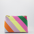 Rainbow Jumbo - Classic Grain - Crossbodytassen - Pastel - Multi - Goudkleurig