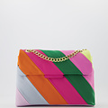 Rainbow Jumbo - Classic Grain - Crossbodytassen - Pastel - Multi - Goudkleurig