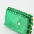 Jackie - Metallic - Wallets - Green - L529 - Gold