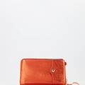 Jackie - Metallic - Wallets - Orange - L520 - Gold