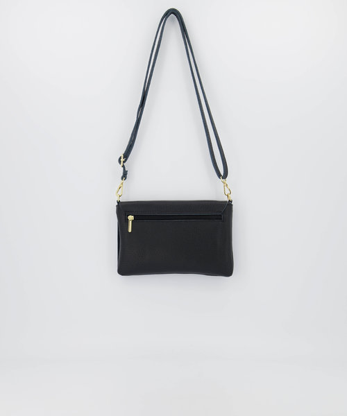 Myra - Classic Grain - Crossbody bags - Black - D28 - Gold