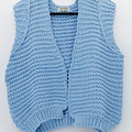 Cherise -  - Gilet - Blue - Lichtblauw -