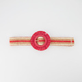 Kos - Raffia - Riemen met gesp - Rood -  -