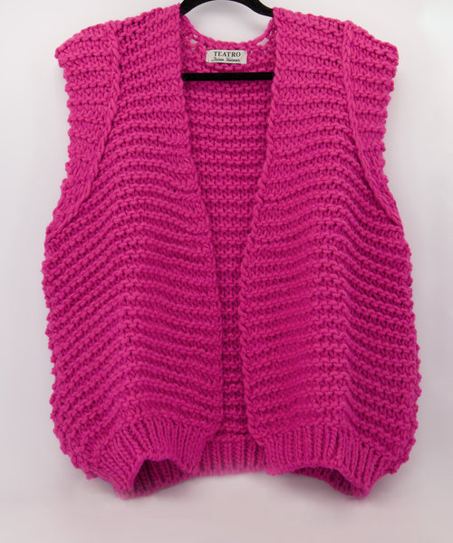 Cherise -  - Gilet - Roze - Fuchsia -