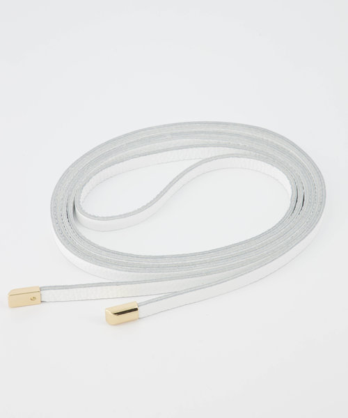 Lucia - Classic Grain - Waist belts - White - D01 - Gold