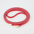 Lucia - Classic Grain - Wikkelriemen - Rood - T1644 - Goudkleurig