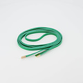 Lucia - Classic Grain - Wikkelriemen - Groen - Kelly Green D100 - Goudkleurig