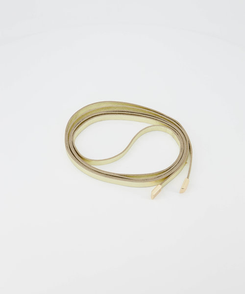 Lucia - Metallic - Wikkelriemen - Goud - 503 - Goudkleurig