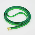 Lucia - Metallic - Wikkelriemen - Groen -  - Goudkleurig