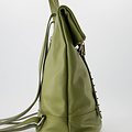 Roza - Classic Grain - Backpacks - Green - Olijfgroen D103 - Silver