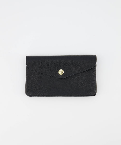 Lisa Big - Classic Grain - Wallets - Black - D28 - Gold