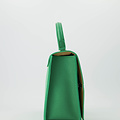 Elena - Classic Grain - Hand bags - Green - Kelly Green D100 - Gold