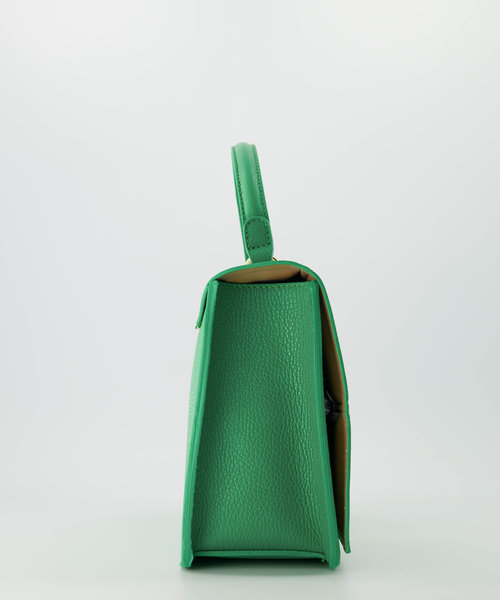 Elena - Classic Grain - Hand bags - Green - Kelly Green D100 - Gold