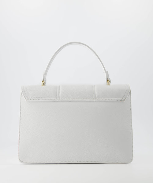 Elena - Classic Grain - Hand bags - White - D01 - Gold