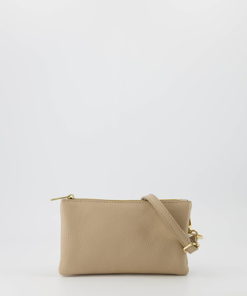 Romy - Classic Grain - Crossbodytassen - Taupe -  - Goudkleurig