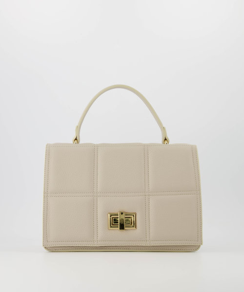 Elena - Classic Grain - Hand bags - Beige - Ecru D37 - Gold