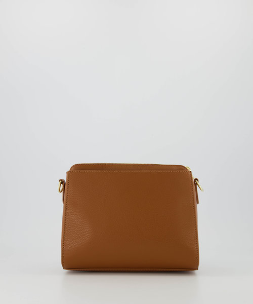 Caro - Classic Grain - Hand bags - Brown - Cognac - Gold