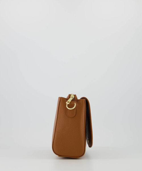 Caro - Classic Grain - Hand bags - Brown - Cognac - Gold