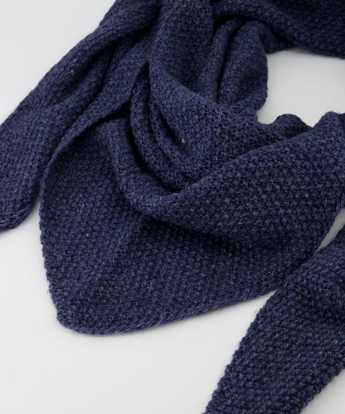 June -  - Plain scarves - Blue - Navy -