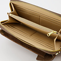 Jackie - Suede - Wallets - Taupe - 24 - Gold