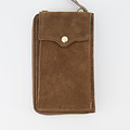 Jackie - Suede - Wallets - Taupe - 24 - Gold