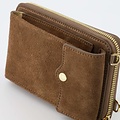 Jackie - Suede - Wallets - Taupe - 24 - Gold