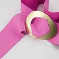 Sulan - Classic Grain - Waist belts - Pink -  - Gold